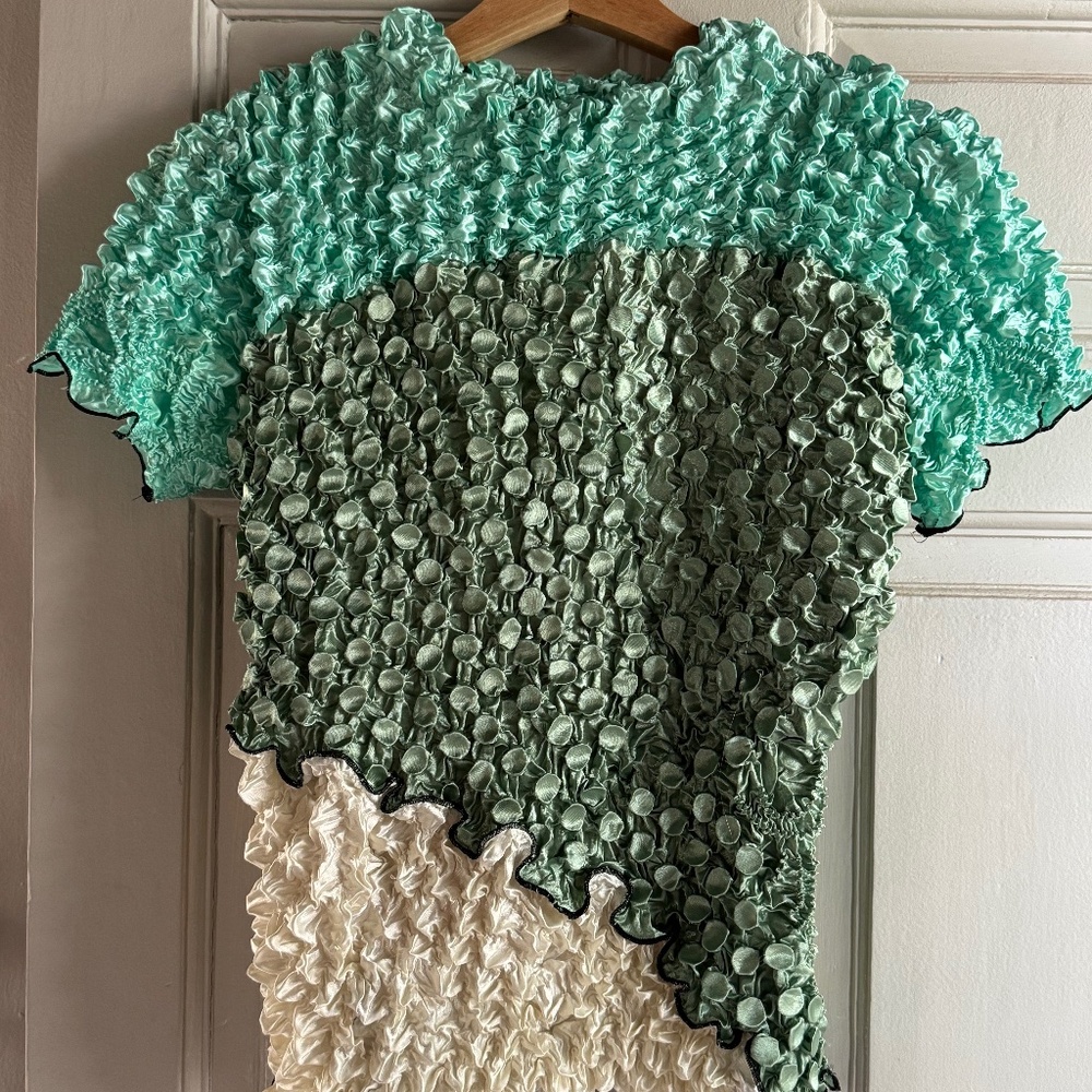 Marine Serre Popcorn Blouse